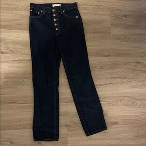 Tory Burch Midnight Blue Straight Leg Jeans